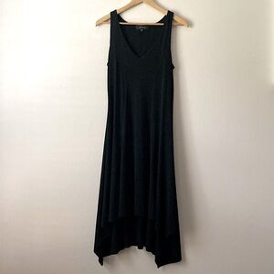 Karen Kane Black Midi Dress High Low Hem Size Large